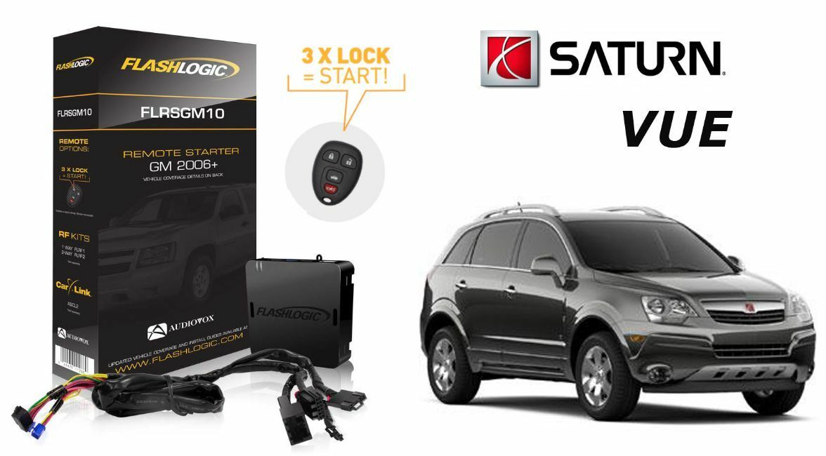 Flashlogic Remote Start for 2008 VUE Hybrid Saturn w/Plug & Play Harness - TuracellUSA