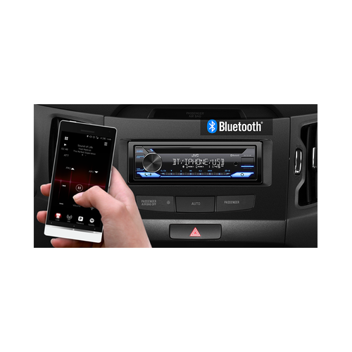 JVC KD-TD71BT1-DIN CD Receiver w/ Bluetooth USB MP3 SiriusXM Amazon Alexa NEW! - TuracellUSA