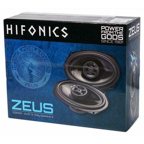 4 Hifonics ZS693 6x9" 1600 Watt Car Audio Coaxial Speakers FAST SHIPPING - TuracellUSA