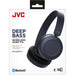 JVC HAS31BTA Foldable Bluetooth on-ear Headphones, w/ Mic & Remote Blue - TuracellUSA