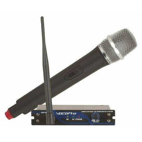 VocoPro UHF-18 Wireless / Cable Professional Microphone w/ Transmitter - TuracellUSA