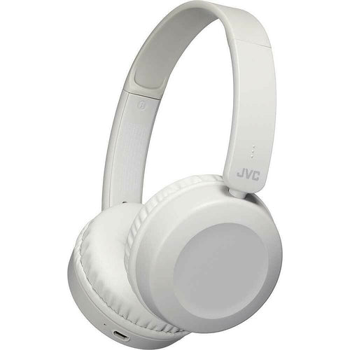 JVC Foldable Bluetooth on-ear Headphones, White - TuracellUSA