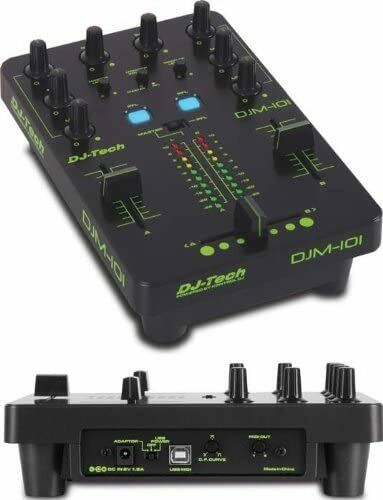 DJM101 DJ-Tech DJ Mixer USB MIDI Controller BRAND NEW - TuracellUSA