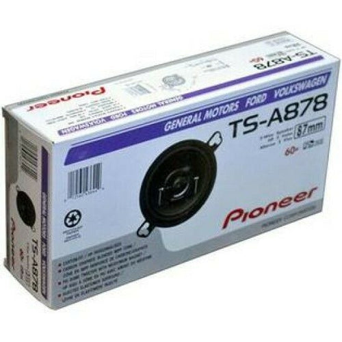 PIONEER TS-A878 3.5" 2-WAY CUSTOM FIT CAR SPEAKERS SET PAIR 3-1 /2" 60 WATTS - TuracellUSA