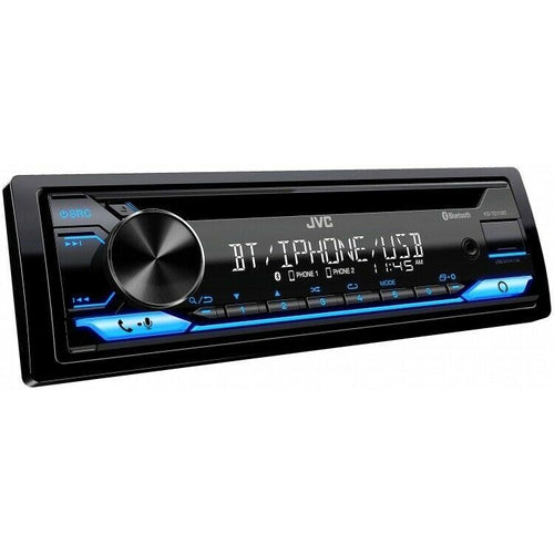 JVC KD-TD71BT1-DIN CD Receiver w/ Bluetooth USB MP3 SiriusXM Amazon Alexa NEW! - TuracellUSA