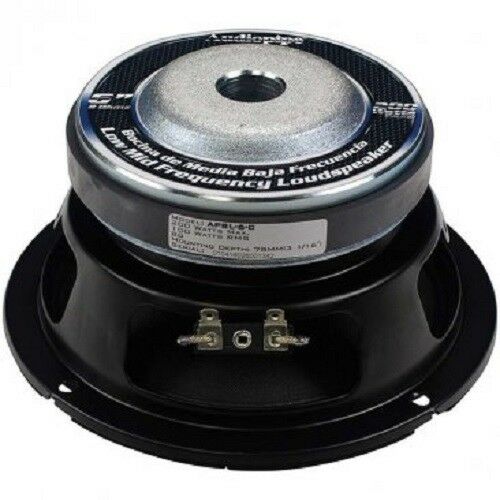 Audiopipe 6" Midrange Loudspeaker Shallow Mount, 200W Peak - TuracellUSA