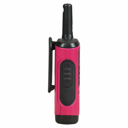 Motorola T107 Talkabout Radio, 2 PACK 2-WAY RADIO 16 MILE PINK - TuracellUSA