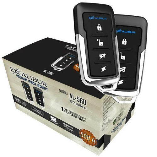 EXCALIBUR ALARMS AL-560 Excalibur 1 Way Keyeless entry & security system OpenBox - TuracellUSA