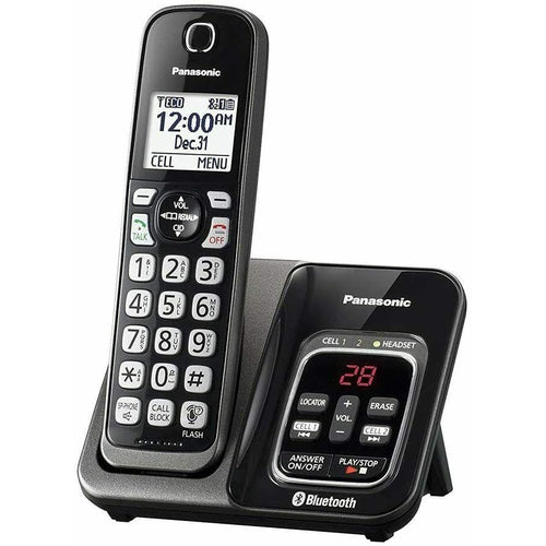 KXTGD562M Panasonic Link2Cell Bluetooth Cordless Phone with Voice Assist NEW - TuracellUSA