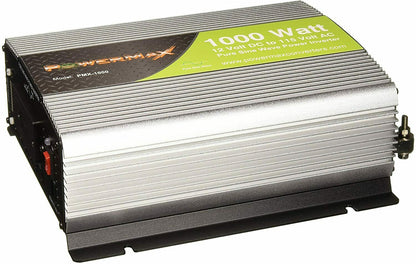 PMX1000 Powermax 1000W 12V DC TO 120V AC Inverter NEW - TuracellUSA
