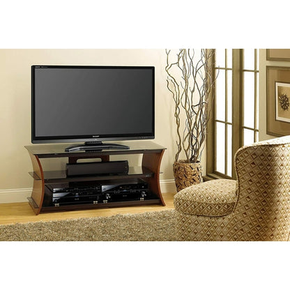 CW356 Bell'O Curved wood audio/video stand for TVs up to 60" NEW - TuracellUSA