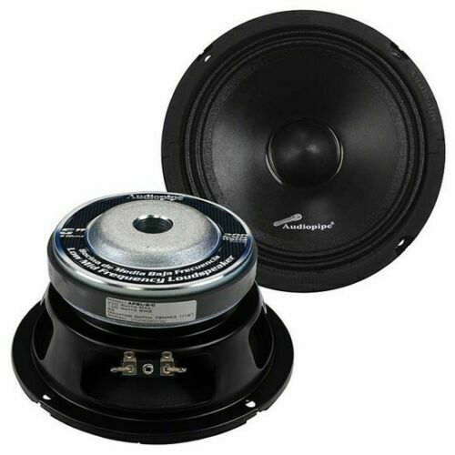 2 - Audiopipe APSL6-C Low Mid Frequency 6" Loud speaker 200W Max PAIR NEW! - TuracellUSA