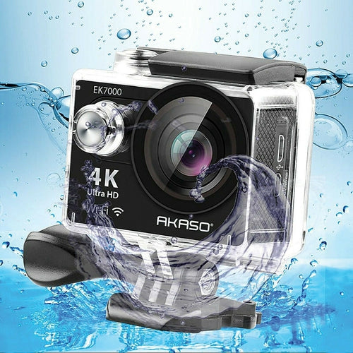 Akaso EK7000 Black12MP Ultra HD 4K Action Camera Cam Waterproof DV Camcorder New - TuracellUSA