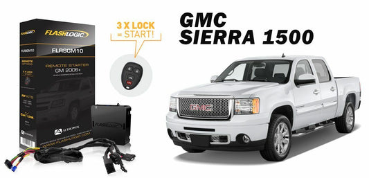 Flashlogic Remote Start for 2008 GMC Sierra 1500 V8 w/Plug & Play Harness - TuracellUSA