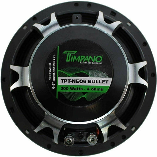 Timpano TPT-NEO6 BULLET 6.5” Pro Audio Mid Range Loudspeaker (Pair) NEW! - TuracellUSA