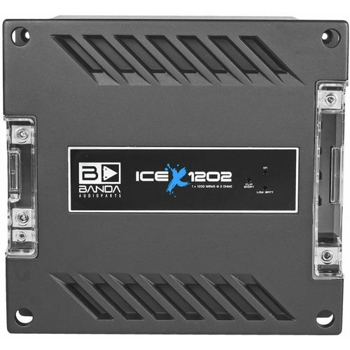 ICEX1202 BANDA One Channel 1200 Watts Max @ 2 Ohm Car Audio Amplifier w/BASS-NEW - TuracellUSA