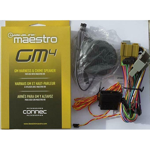 HRN-RR-GM4 IDATALINK MAESTRO GM4 / GM VEHICLES HARNESS W/CHIME FOR ADS-MRR - TuracellUSA