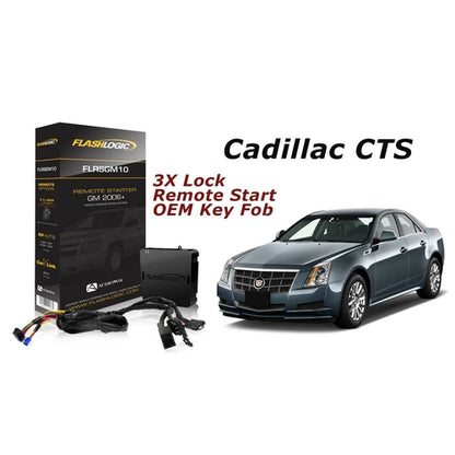 Flashlogic Remote Start for 2012 Cadillac CTS Sedan V6 w/Plug & Play Harness - TuracellUSA