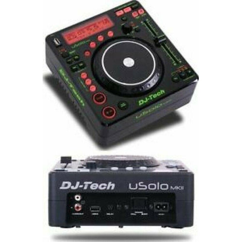 DJ TECH USOLOMKII Table Top MP3 DJ Station & Scratch Effects 2USB input NEW! - TuracellUSA