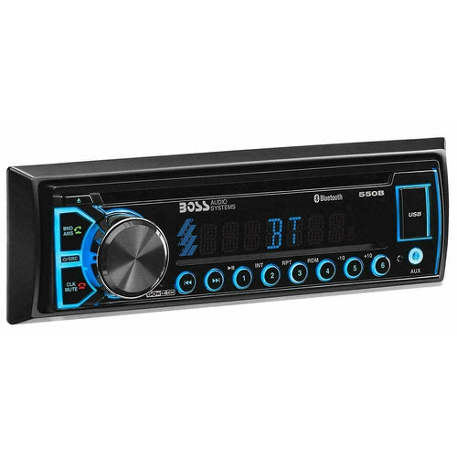 Boss BS550B Single Din Car Receiver-Bluetooth, CD/MP3/USB/AM/FM/Radio NEW!! - TuracellUSA