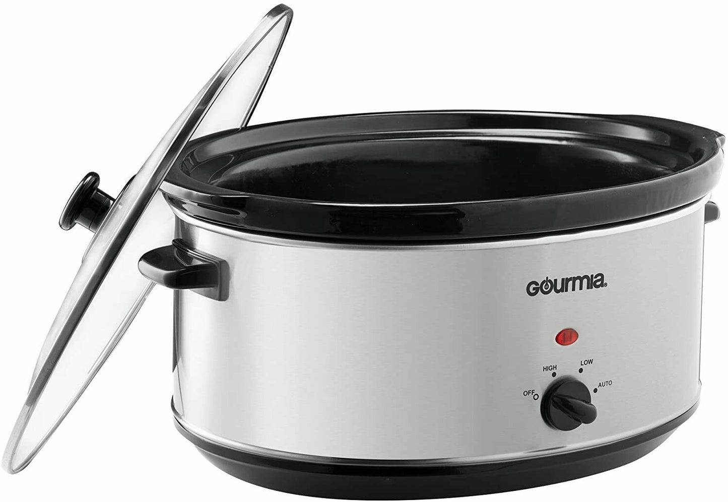 PC710 GOURMIA 7 Quart Oval Stainless Steel Slow Cooker with Auto Mode and Cool - TuracellUSA