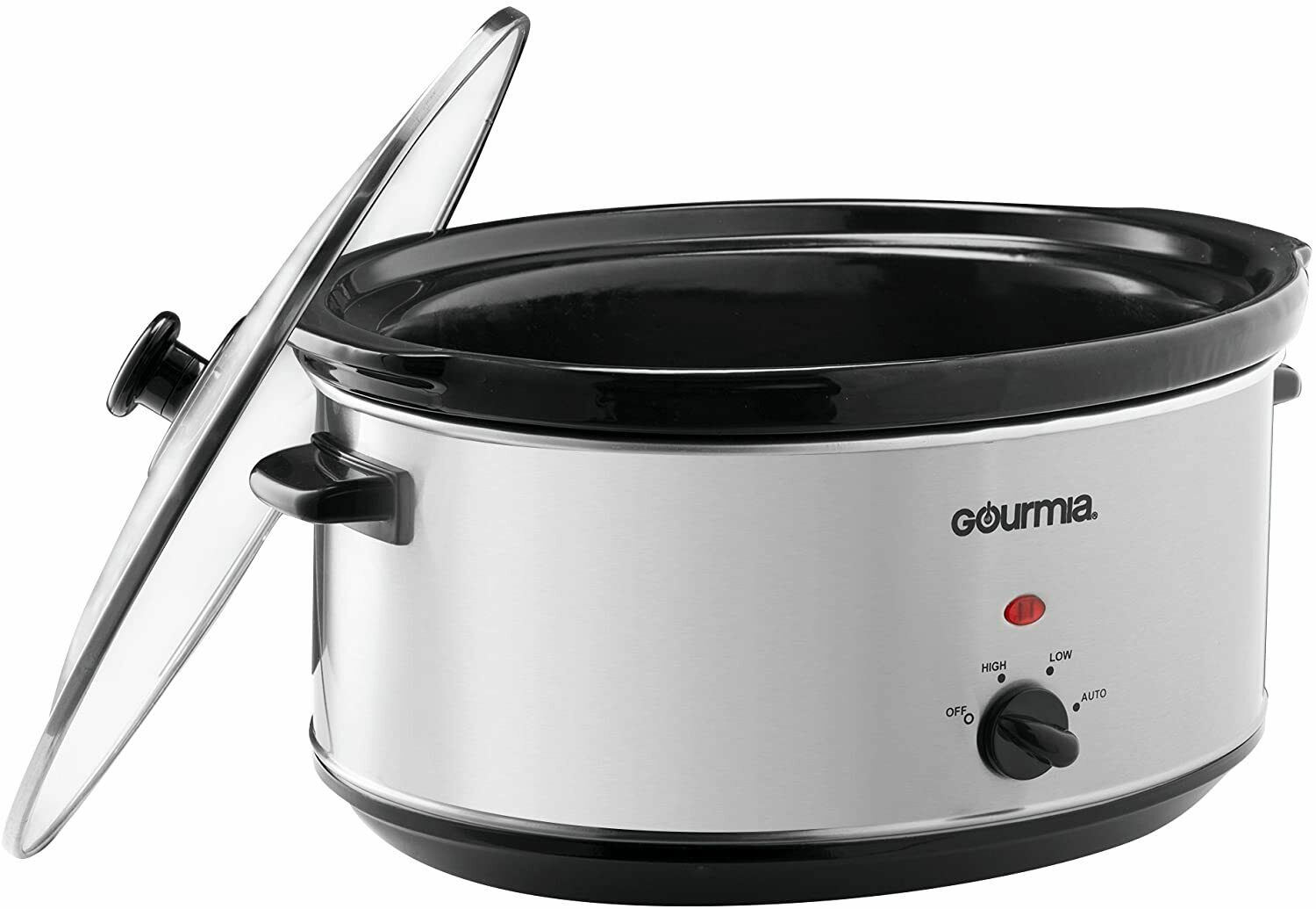 PC710 GOURMIA 7 Quart Oval Stainless Steel Slow Cooker with Auto Mode and Cool - TuracellUSA