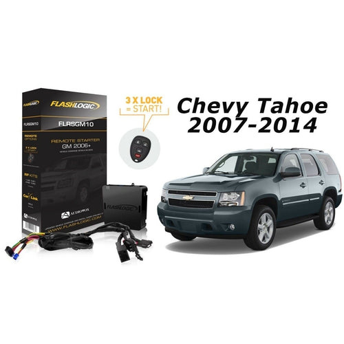 Flashlogic Remote Start for 2014 Chevrolet Tahoe 8 Cyl w/Plug & Play Harness - TuracellUSA