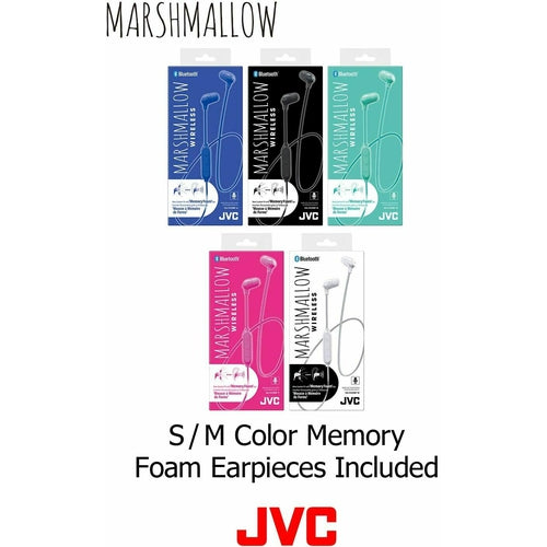 JVC-HAFX29BT Wireless Memory Foam Earbud Marshmallow Wireless BRAND NEW - TuracellUSA