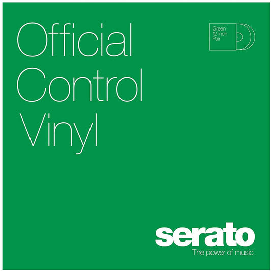 SCV-PS-GRN-OV Serato 12" Control Vinyl (Pair/Green) BRAND NEW - TuracellUSA