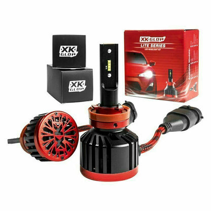 XKGlow Driverless LED HEADLIGHTS For Volkswagen Jetta 05-18 Lite Kit H7 - TuracellUSA