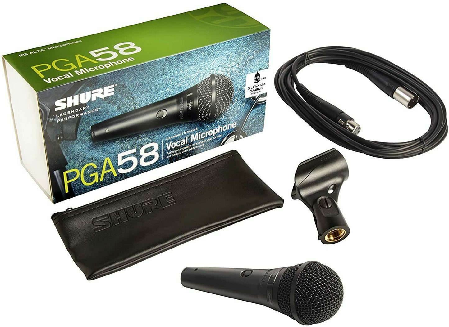 PGA58XLR Shure Cardioid Dynamic Vocal Microphone BRAND NEW - TuracellUSA