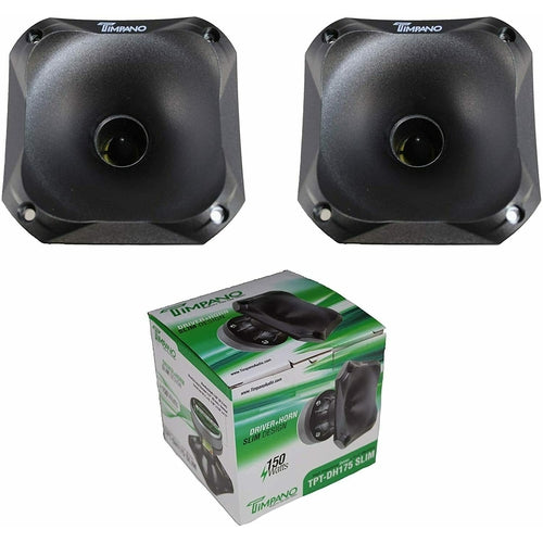 2 - TPTDH175SLIM Timpano, 2 1'' Driver Horn Combo 150W 8 ohms 1'' Vc-Screw On - TuracellUSA