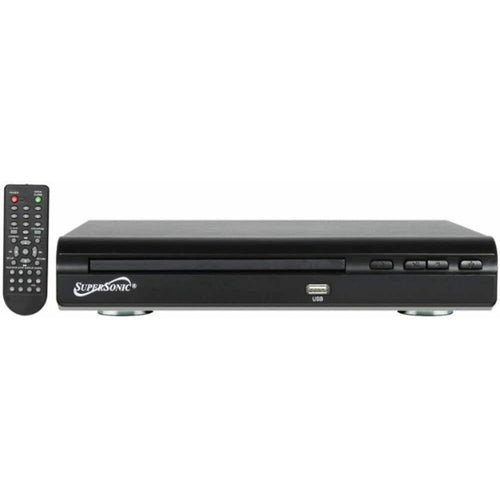 SC25 Supersonic All Region DVD Player with USB Input and Remote Control NEW - TuracellUSA