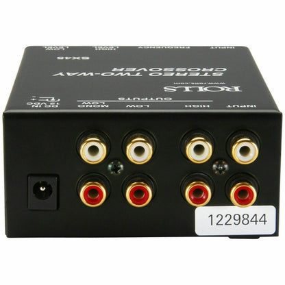 Rolls SX45 Stereo Two-Way Mini Crossover w/Sub Output - TuracellUSA