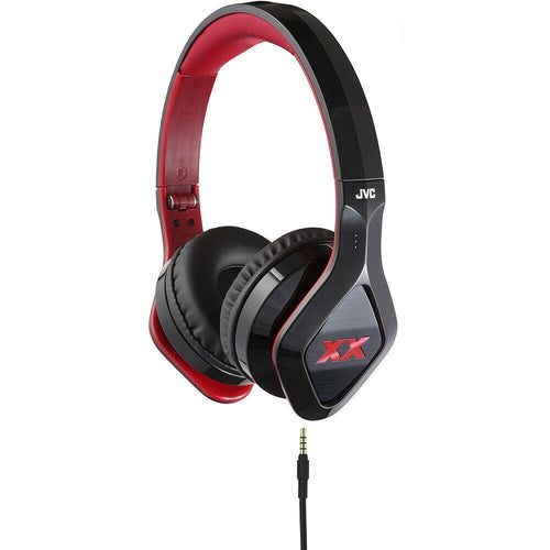 JVC HA-SR100X Black XX Headband Headsets On Ear with Remote & Mic - TuracellUSA