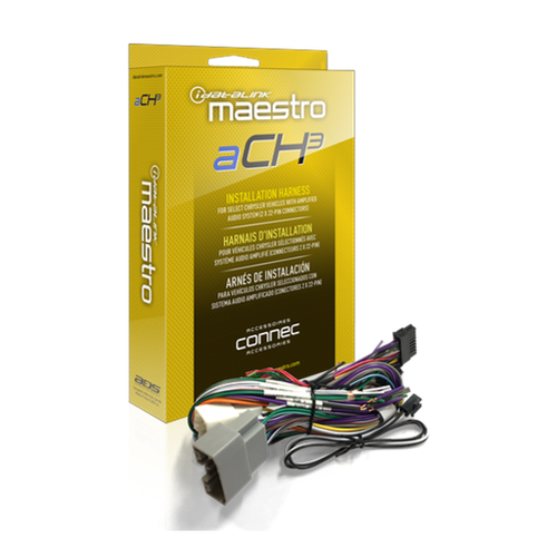 Idata Maestro HRN-AR-CH3 Plug & Play Amplifier Harness F/Chrysler, Dodge, Jeep - TuracellUSA