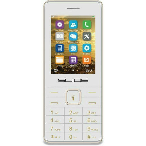 CB2102 Slide 2.4" Dual Sim Cell Phone Quad-Band 2G Compatible All GSM NEW - TuracellUSA