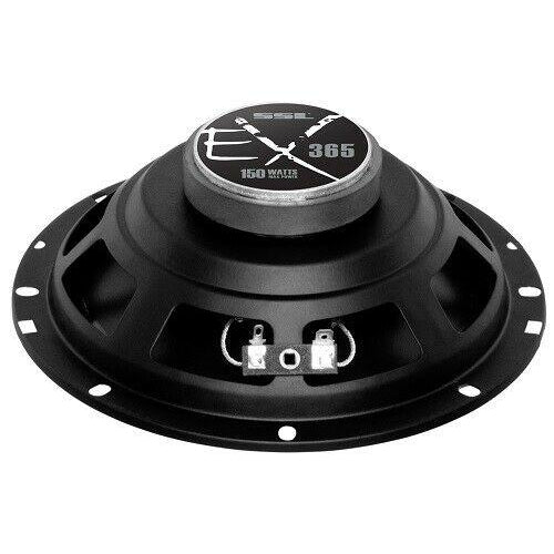 4 -Soundstorm SSL EX365 6.5 Inch 150W 3-Way Car Coaxial Audio Black Speakers - TuracellUSA