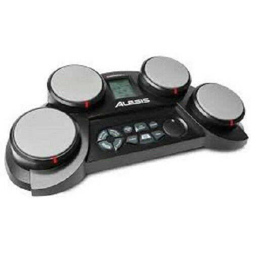 Alesis CompactKit 4 4-Pad Portable Tabletop Electronic Drum Kit with Drumsticks - TuracellUSA