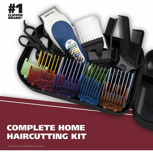 79300-1001 Wahl Corded Clipper Color Pro Complete Hair Cutting Kit NEW - TuracellUSA