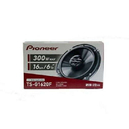 Pioneer TS-G1620F 6.5 Inch 2-Way Car Audio Door Coaxial Speakers 300 Watts Pair - TuracellUSA