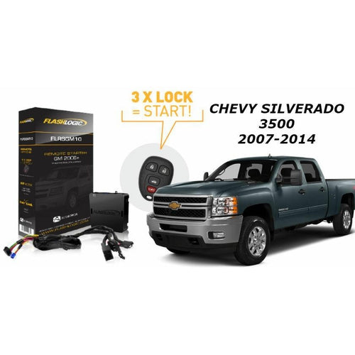 Flashlogic Remote Start for Chevy Silverado 3500 Plug N Play 2008 FLRSGM10 - TuracellUSA