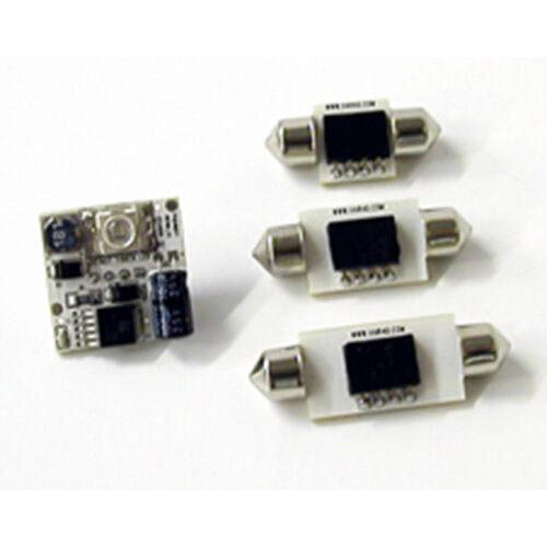 Varad AL1W Universal 1 Watt Dome Light LED Bulbs, 3 Sizes - BLUE AL1W-BL - TuracellUSA