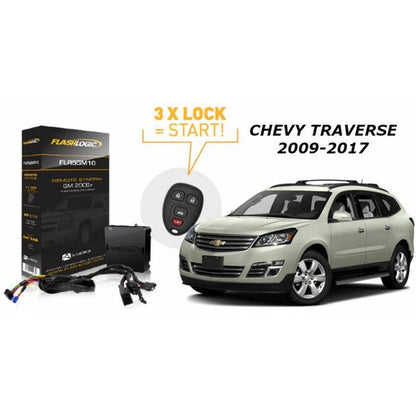 Flashlogic Remote Start for Chevy Traverse 2009 Plug N Play FLRSGM10 - TuracellUSA