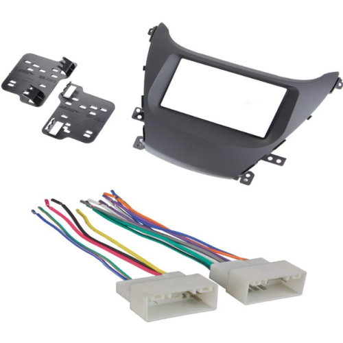 95-7362B Double-Din Radio Install Dash Kit & Wires for Elantra, Car Stereo Mount - TuracellUSA