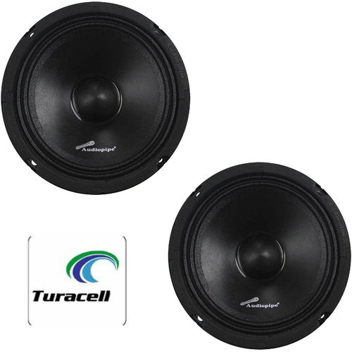 2 - Audiopipe APSL6-C Low Mid Frequency 6" Loud speaker 200W Max PAIR NEW! - TuracellUSA