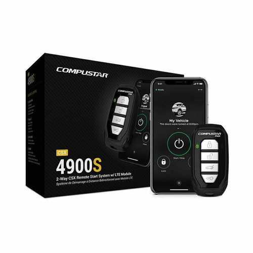 Compustar CSX4900S LED 2-Way & Drone LTE smartphone REMOTE START w/ BLADE-AL - TuracellUSA