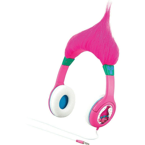 KID-TR140 KID DESIGNS Trolls Stereo Headphones Kid Friendly BRAND NEW RETAIL - TuracellUSA