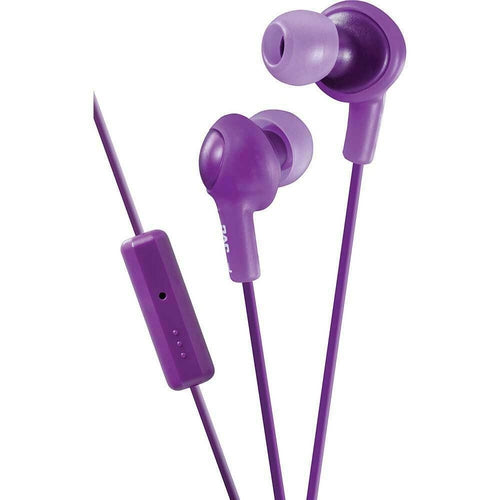 JVC-HAFR6 JVC "Gumy Plus" In-Ear Headphones with Mic & Remote BRAND NEW RETAIL - TuracellUSA