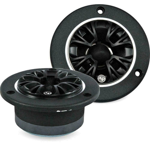 Audiopipe ATR-3723B Pair 3.75" Alum Bullet Tweeters 350w Peak PAIR with Grill - TuracellUSA